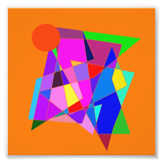 Abstract Relax 42 Transparant Foto Afdruk (Voorkant)