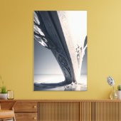 Abstract Relic in the Soil Canvas Afdruk (Insitu (Woonkamer))