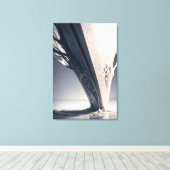 Abstract Relic in the Soil Canvas Afdruk (Insitu (Houten vloer))