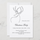 Abstract rendier ambacht beige kerstfeest kaart (Voorkant)