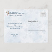 Abstract rendier met rode neus, van buitenbeentjes feestdagenkaart (Achterkant)