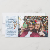 Abstract rendier met rode neus, van buitenbeentjes feestdagenkaart (Voorkant)