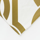 Abstract repeatable background of golden twisted s fleece deken (Hoek)