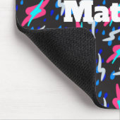 Abstract Retro Bliksem Aangepaste Vierkante Muisma Muismat (Hoek)