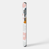 Abstract Retro Bloem iPhone Hoesje (Linkerkant)
