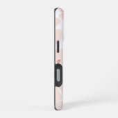 Abstract Retro bloemennaadloos patroon iPhone Hoesje (Rechterkant)