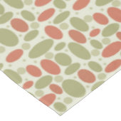 Abstract retro-bruin beige groene zee springsteen tafelkleed (Gekanteld)