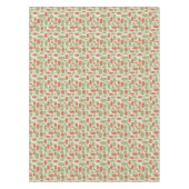 Abstract retro-bruin beige groene zee springsteen tafelkleed (Voorkant)