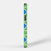 Abstract Retro Geometric seamless pattern with tri iPhone Hoesje (Rechterkant)