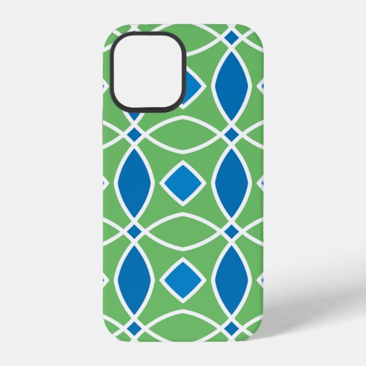 Abstract Retro Geometric seamless pattern with tri iPhone Hoesje (Achterkant)