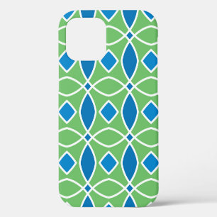 Abstract Retro Geometric seamless pattern with tri iPhone 12 Hoesje