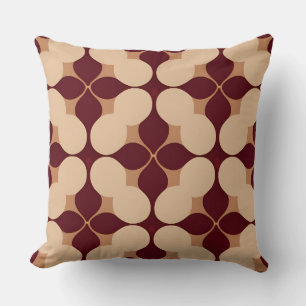 Abstract Retro Geometrisch Naadloos Patroon Kussen