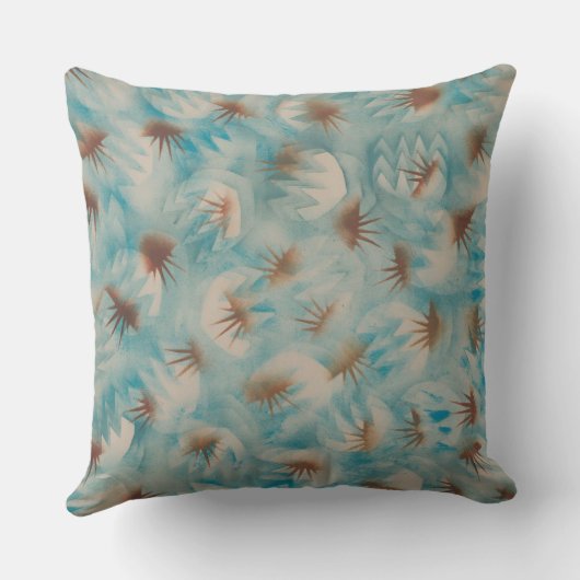 Abstract Retro-ontwerp Kussen (Achterkant)