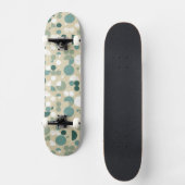 Abstract retro patroon persoonlijk skateboard (Voorkant)