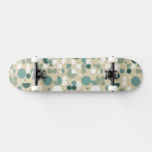 Abstract retro patroon persoonlijk skateboard (Horizontaal)