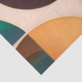 Abstract Retro Popular Squares Collectie Tissuepapier (Detail)