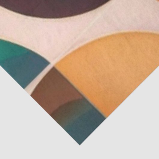 Abstract Retro Popular Squares Collectie Tissuepapier (Detail)