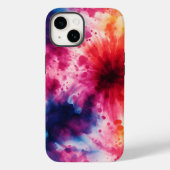 Abstract Retro Tie Dye Pattern iPhone / iPad hoesj Case-Mate iPhone Case (Achterkant)