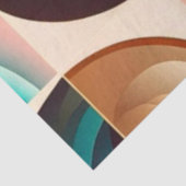 Abstract Retro Trendy Squares Collectie Tissuepapier (Detail)