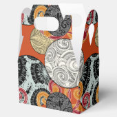 Abstract Retro Wervelpatroon Bedankdoosjes (Geopend)