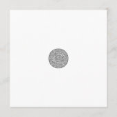 Abstract Retro Wervelpatroon Japanse Sfeer Kaart (Achterkant)