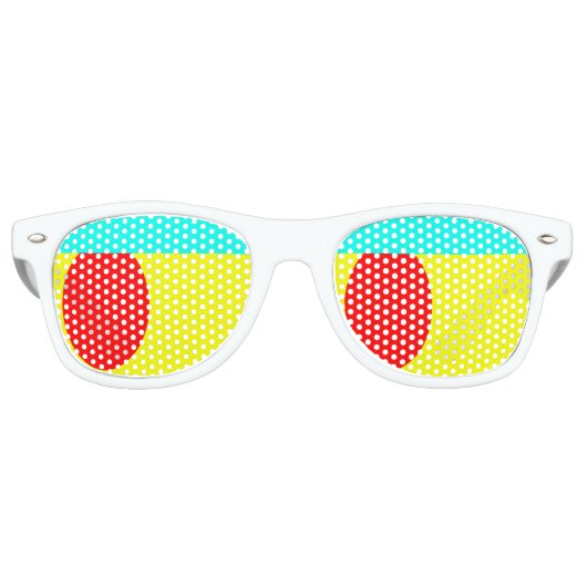 Abstract Retro Zonnebril (Voorkant)