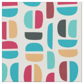 Abstract Retrofpatroon Stof (Close Up)