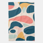 Abstract Retrofpatroon Theedoek (Verticaal)
