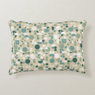 Abstract retropatroon accent kussen