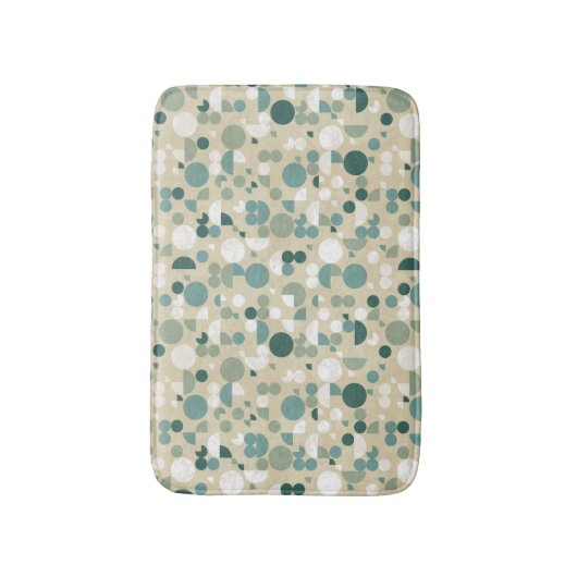 Abstract retropatroon badmat (Voorkant Verticaal)