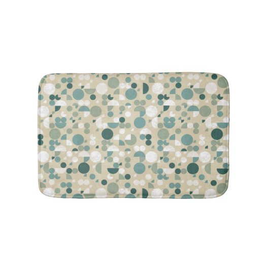 Abstract retropatroon badmat (Voorkant)