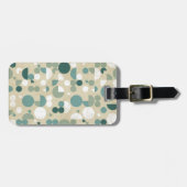 Abstract retropatroon bagagelabel (Voorkant horizontaal)