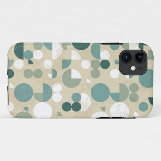 Abstract retropatroon Case-Mate iPhone case (Achterkant (horizontaal))