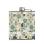 Abstract retropatroon heupfles (Achterkant)