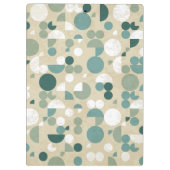 Abstract retropatroon klembord (Achterkant)