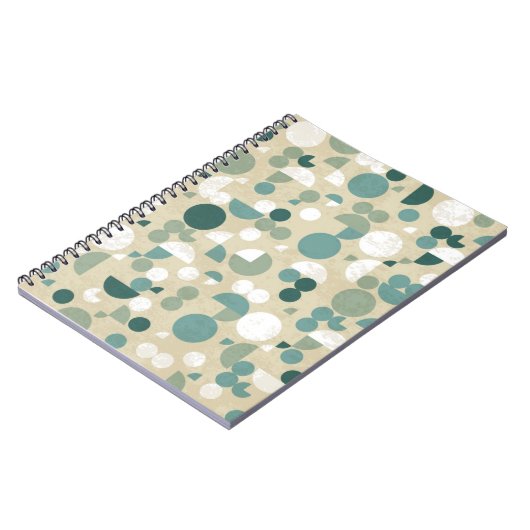 Abstract retropatroon notitieboek (Linkerzijde)