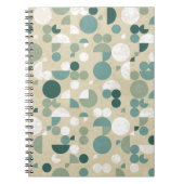 Abstract retropatroon notitieboek (Voorkant)