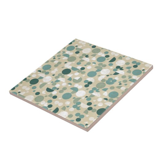 Abstract retropatroon tegeltje (Zijkant)