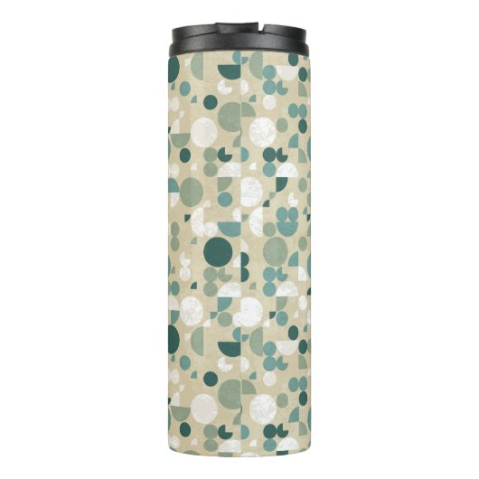 Abstract retropatroon thermosbeker (Achterkant)