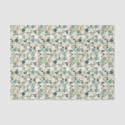 Abstract retropatroon tissuepapier (Voorkant)