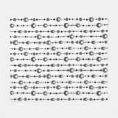 Abstract retrospectief ontwerp, sierdeco fleece deken (Voorkant (Horizontaal))