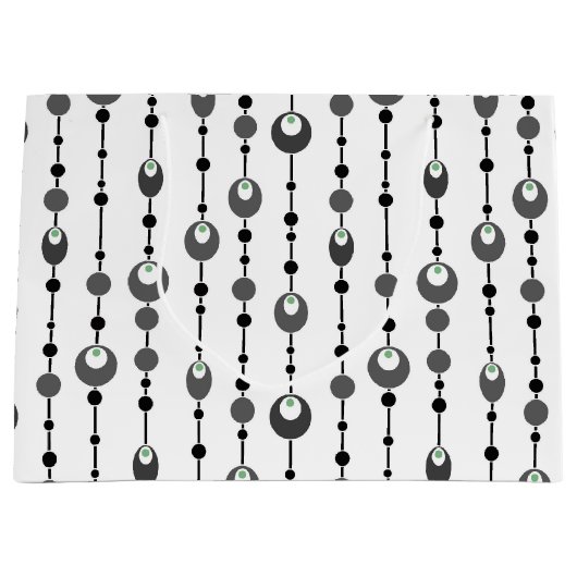 Abstract retrospectief ontwerp, sierdeco groot cadeauzakje (Voorkant)