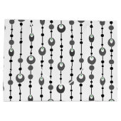 Abstract retrospectief ontwerp, sierdeco groot cadeauzakje (Achterkant)