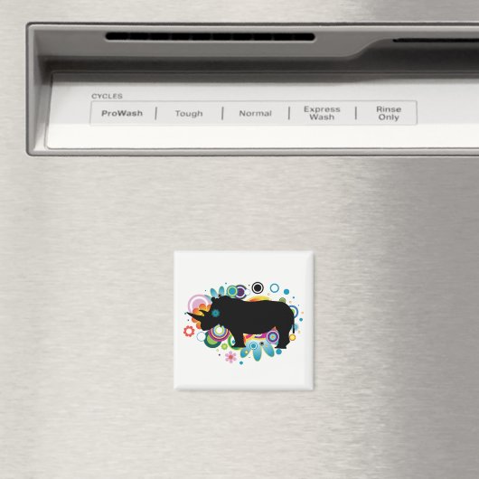 Abstract Rhino Magnet (Insitu (Vaatwasser))