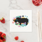 Abstract Rhino-papier Napkins Servetten (Insitu)