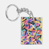 Abstract Riot Sleutelhanger (Voorkant Links)
