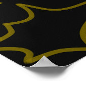 Abstract ritme levendig poster (Hoek)