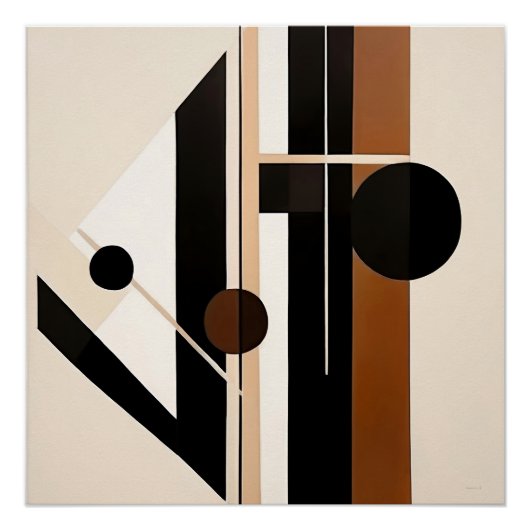 Abstract ritme perfect poster (Voorkant)