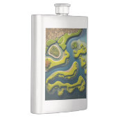 Abstract River Estuary Flacon (Rechts)