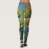 Abstract River Estuary Leggings (Achterkant)
